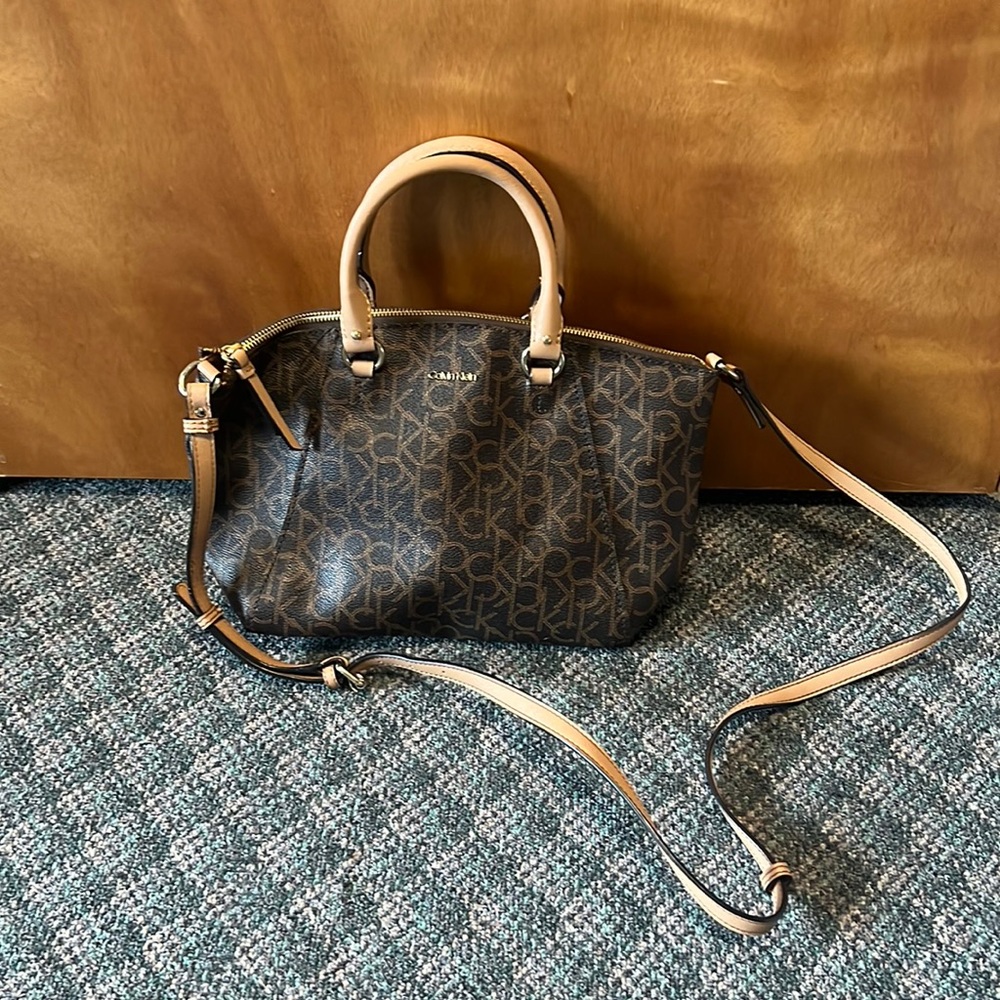 Calvin Klein brown Crossbody bag